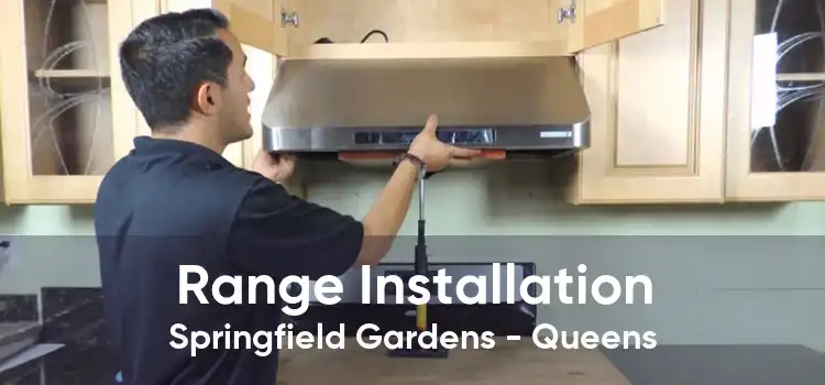 Range Installation Springfield Gardens - Queens